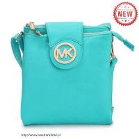 michael kors fulton pebbled groot blauw crossbody zakken Verkoop Tassen vpl4u683